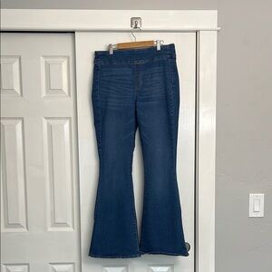 SO High Rise Pull On Flare jeans